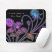 Rainbow Vines Floral Mouse Pad Mousepad (Mit Mouse)