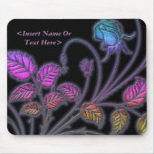 Rainbow Vines Floral Mouse Pad Mousepad (Vorne)