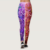 Rainbow Vines Leggings (Rückseite)
