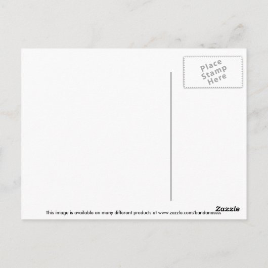 Rainbow Vintag Psychedelic Fraktal Kaleidoskop Postkarte (Rückseite)