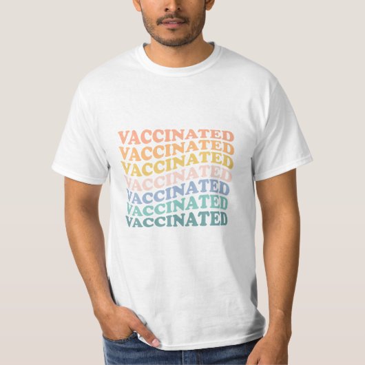 Rainbow Vintag Retro T-Shirt (Vorderseite)