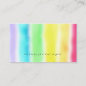 Rainbow Visitenkarte (Rückseite)