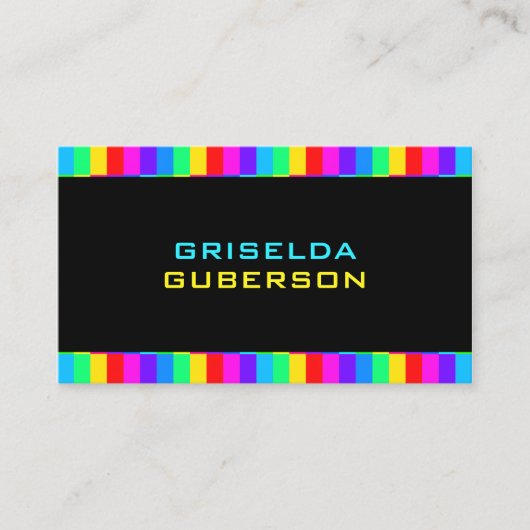 Rainbow Visitenkarte (Vorderseite)