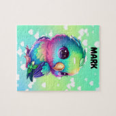 Rainbow-Vogel & Herz-Puzzle Puzzle (Horizontal)