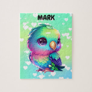 Rainbow-Vogel & Herz-Puzzle Puzzle