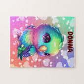 Rainbow-Vogel & Herz-Puzzle Puzzle (Horizontal)