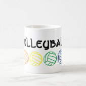 Rainbow Volleyball-Tasse Kaffeetasse (Mittel)