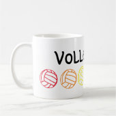 Rainbow Volleyball-Tasse Kaffeetasse (Links)