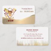 Rainbow von DJs Music Instruments Visitenkarte (Vorne/Hinten)