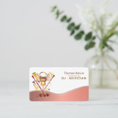 Rainbow von DJs Music Instruments Visitenkarte (Stehend Vorderseite)