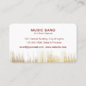 Rainbow von DJs Music Instruments Visitenkarte (Rückseite)