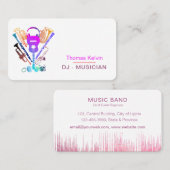 Rainbow von DJs Music Instruments Visitenkarte (Vorne/Hinten)