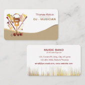 Rainbow von DJs Music Instruments Visitenkarte (Vorne/Hinten)
