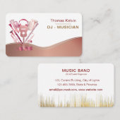 Rainbow von DJs Music Instruments Visitenkarte (Vorne/Hinten)