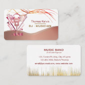 Rainbow von DJs Music Instruments Visitenkarte (Vorne/Hinten)