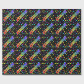 Rainbow Vorname "KATHERINE" + Sterne Geschenkpapier (Flach)