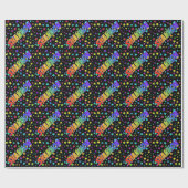 Rainbow Vorname "SHANNON" + Sterne Geschenkpapier (Flach)