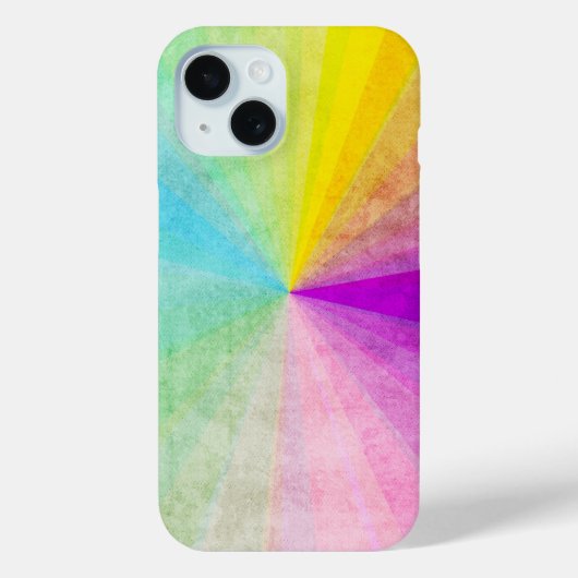 Rainbow Vortex Case-Mate iPhone Hülle (Rückseite)