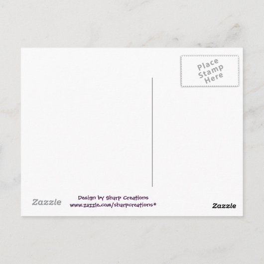 Rainbow Vortex Happy Birthday Postkarte (Rückseite)