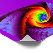 Rainbow Vortex Poster (Ecke)