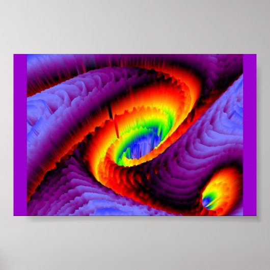 Rainbow Vortex Poster (Vorne)