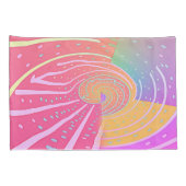 Rainbow Vortex Swirl Kissenbezug (Rückseite-Rechts)