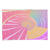 Rainbow Vortex Swirl Kissenbezug (Vorderseite-Rechts)