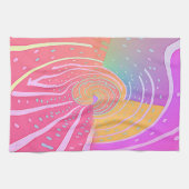 Rainbow Vortex Swirl Küche Koch Geschenk Geschirrtuch (Horizontal)