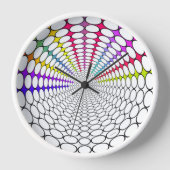 Rainbow Vortex Wall Uhr (Vorderseite)
