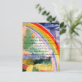 Rainbow Wains Postkarte (Stehend Vorderseite)