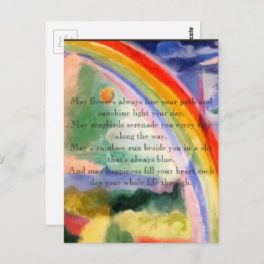 Rainbow Wains Postkarte (Vorne/Hinten)