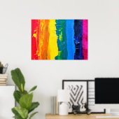 Rainbow Wall Art (Malstil) Poster (Heimbüro)