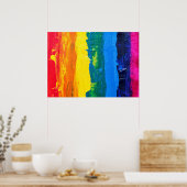 Rainbow Wall Art (Malstil) Poster (Küche)