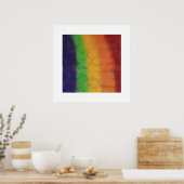 Rainbow Wall Poster (Küche)