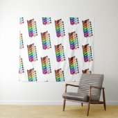 Rainbow Wandteppich (Beispiel (Horizontal))