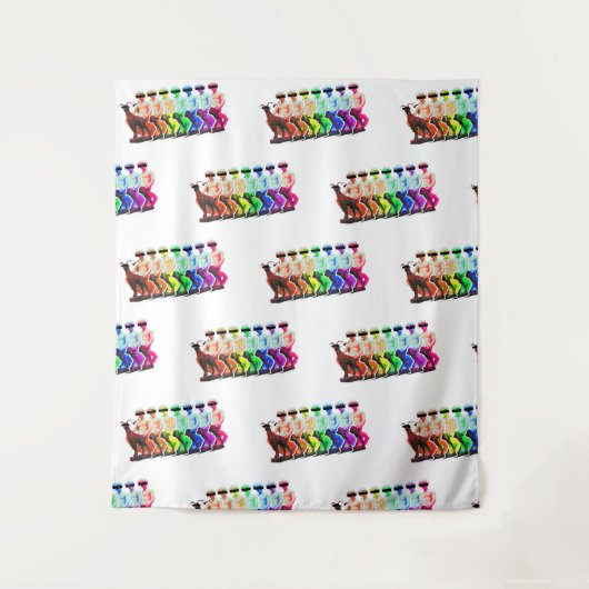 Rainbow Wandteppich (Vorderseite)