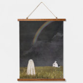 Rainbow Wandteppich Mit Holzrahmen (Vorderseite)