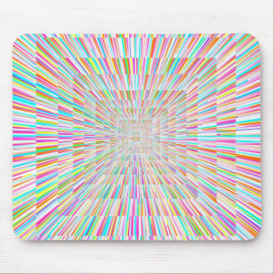 Rainbow Warp-Geschwindigkeit Mousepad