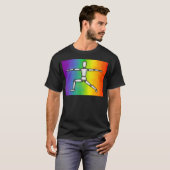 Rainbow Warrior 2 Yoga Pose T-Shirt (Vorne ganz)
