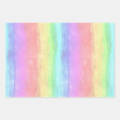 Rainbow Wash Design Geschenkpapier Set (Vorderseite 3)