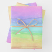 Rainbow Wash Design Geschenkpapier Set (Beispiel)