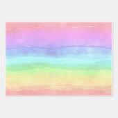 Rainbow Wash Design Geschenkpapier Set (Vorderseite)