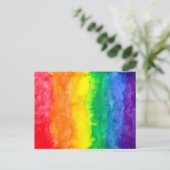 Rainbow Wash Postkarte (Stehend Vorderseite)