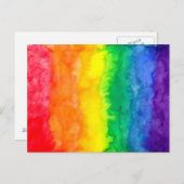 Rainbow Wash Postkarte (Vorne/Hinten)