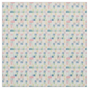Rainbow Wassercolor Pastellfarben Geometrische Blö Stoff