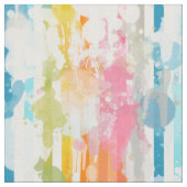 Rainbow Wassercolor Streifen und Paint-Spritzer Stoff (Nahaufnahme)