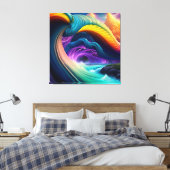 Rainbow Wasserfall Landschaft Leinwanddruck (Insitu (Schlafzimmer))