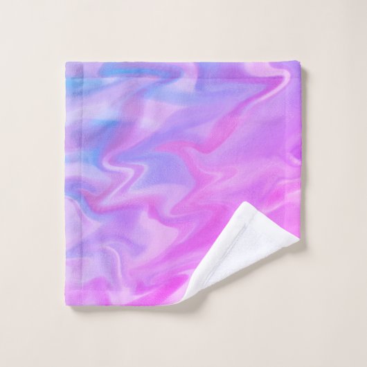 Rainbow-Wasserfarbe Badhandtuch Set (Waschlappen)