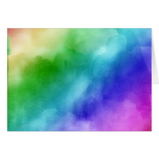 Rainbow Wasserfarben (Vorderseite (Horizontal))