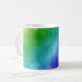 Rainbow Wasserfarben Kaffeetasse (Vorderseite Links)